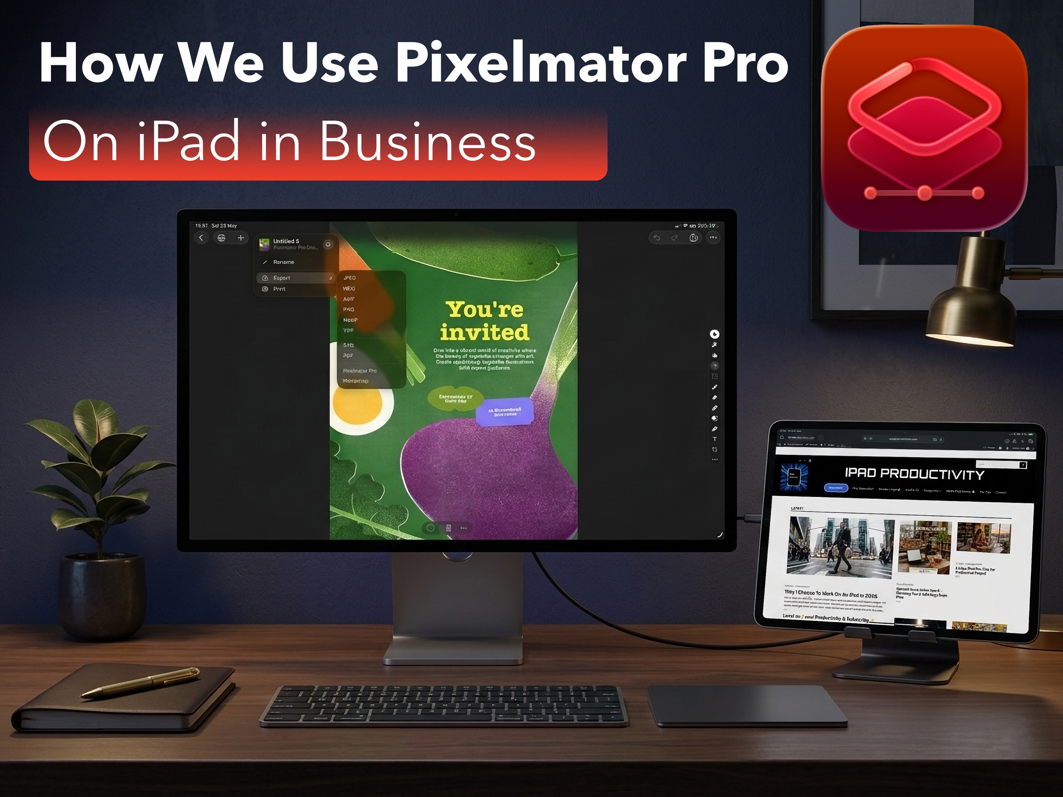 How We Use Pixelmator Pro On iPad in Business